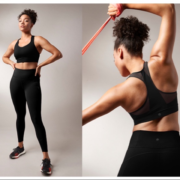 Athleta Hustle Bra in Supersonic Black NWT - Picture 4 of 8